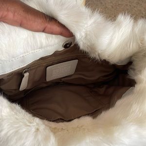 White coach bag never used gifted to me